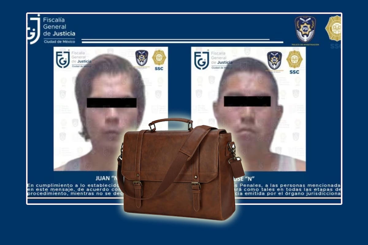En pleno 25N arrestan a hermanos por feminicidio en CDMX, llevaban cuerpo en maleta