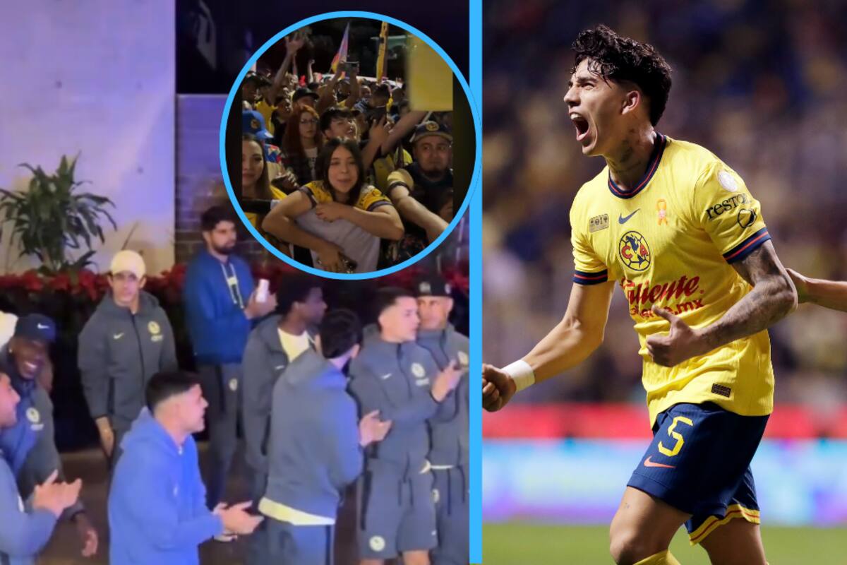 ¡Detallazo! Aficionados del América llevan serenata en Monterrey previo a final contra Rayados
