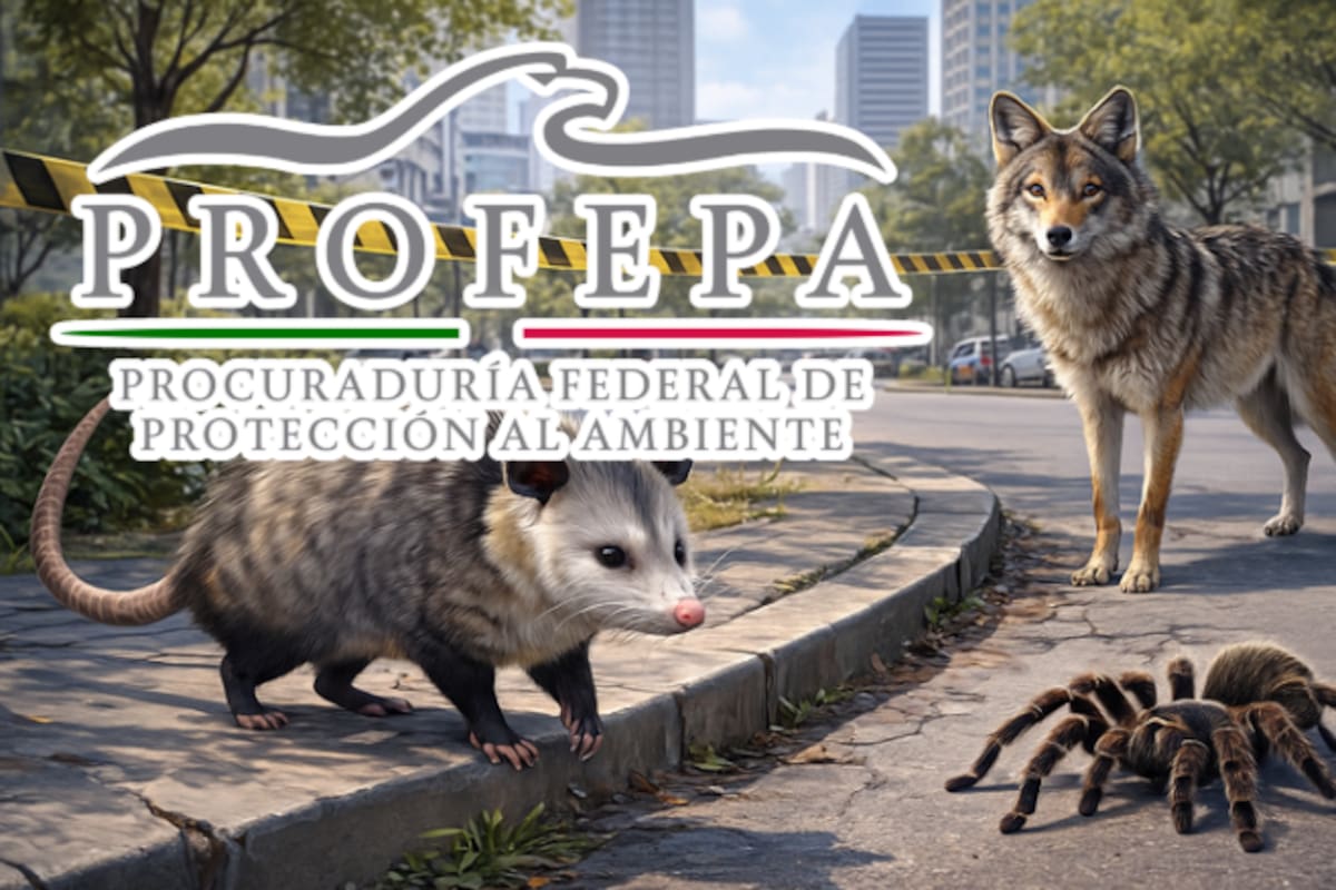 Campaña “Vecinos silvestres” alerta: tlacuaches, coyotes y tarántulas en zonas urbanas no son amenaza, pero su captura ilegal abre la puerta a desequilibrios y sanciones ambientales