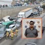 Aseguran a presunto responsable de carambola en el Libramiento que dejó a 30 lesionados en Tijuana