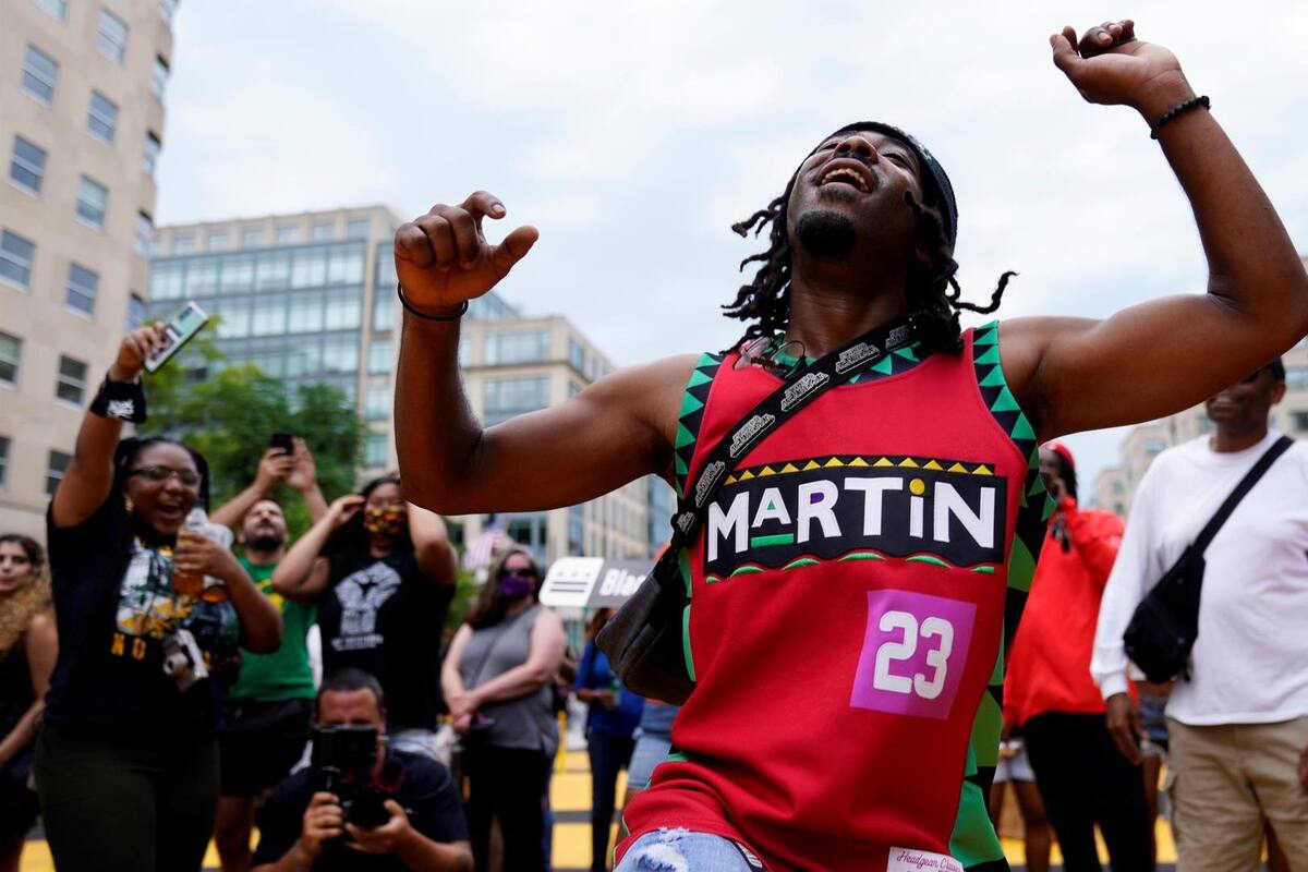 Estados Unidos celebra “Juneteenth” para conmemorar el fin de la esclavitud