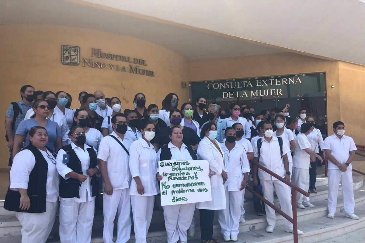 Realizan cirugías en condiciones precarias; Trabajan empleados del Hospital del Niño y la Mujer bajo protesta