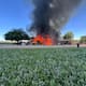 Incendio consume casa de adulta mayor en el ejido Janitzio