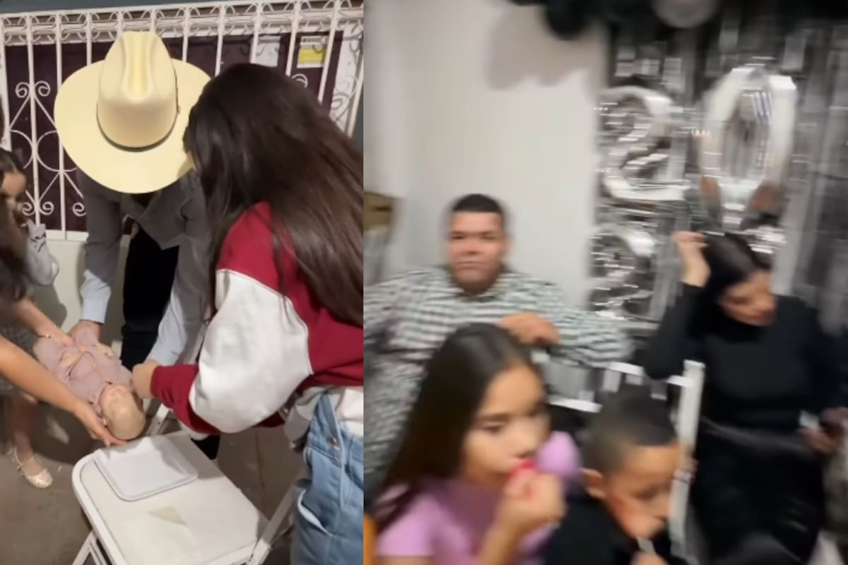 Niña convence a su familia de bautizar a su muñeca en fiesta de Año Nuevo y se vuelve viral
