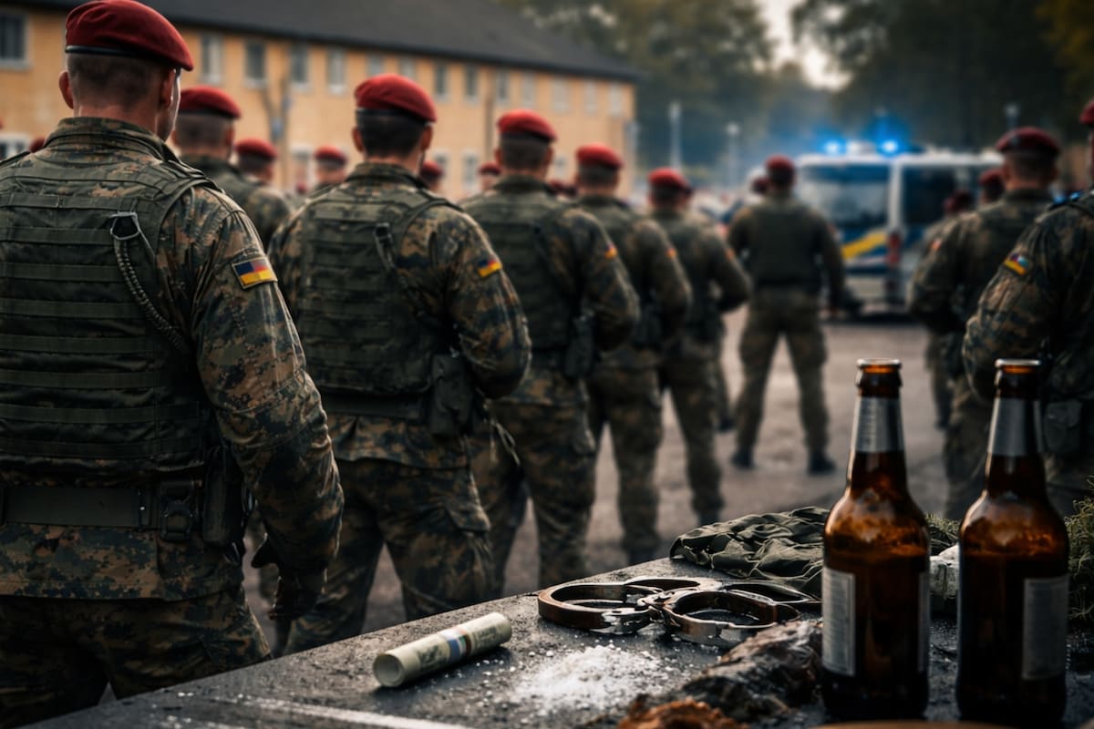 Esto es lo que reveló una investigación oficial en Alemania sobre saludos nazis, acoso sexual, rituales violentos y consumo de drogas dentro de un regimiento del Ejército, hechos que el Ministerio de Defensa calificó como estremecedores