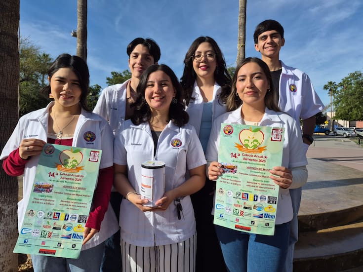 Convocan estudiantes de la Unison a la 14 Colecta Anual de Alimentos para ayudar a niños en necesidad
