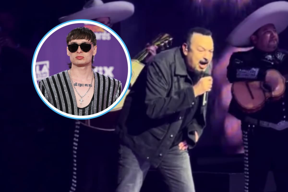 Abuchean a Pepe Aguilar en concierto de Peso Pluma en San Antonio, Texas (VIDEO)