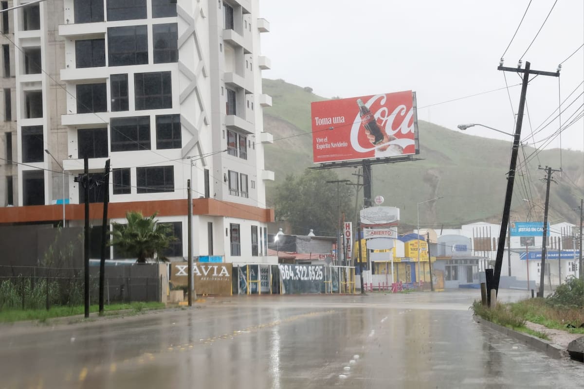 Dejan lluvias de año nuevo inundaciones en diferentes puntos de Tijuana