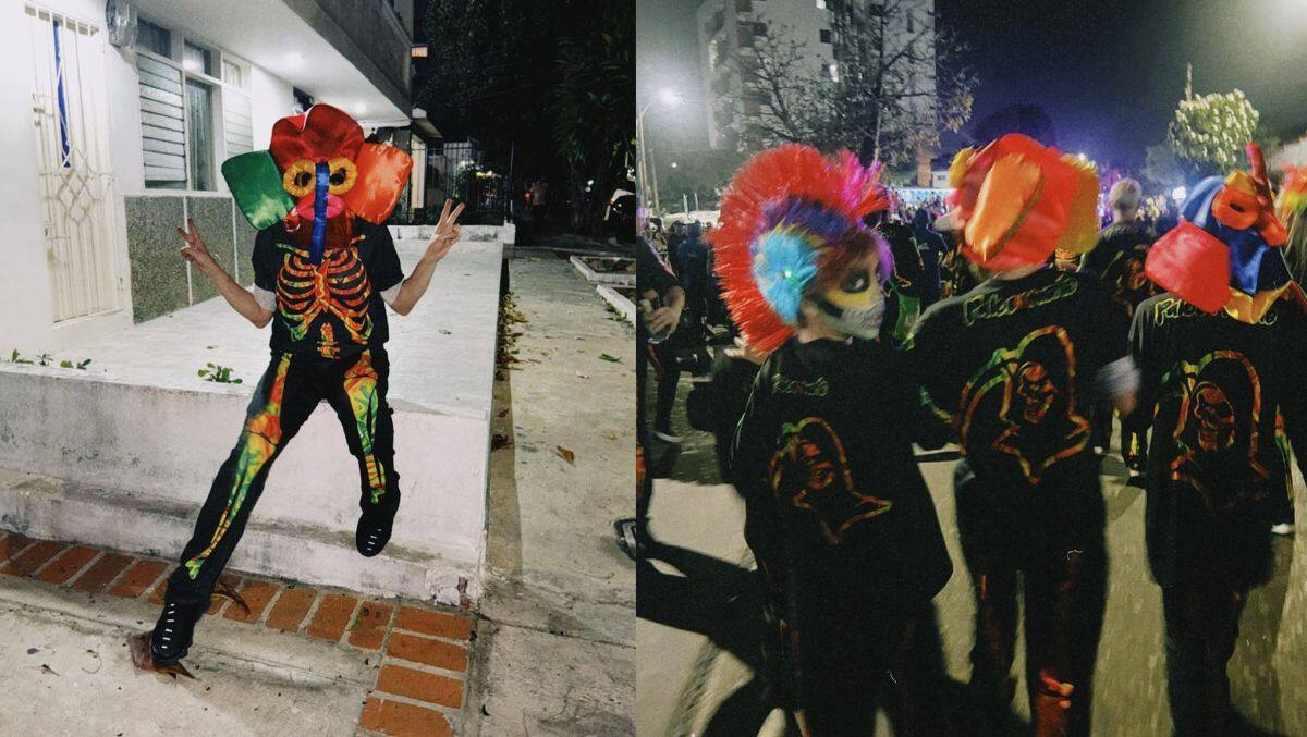 Shakira se infiltra al  Carnaval de Barranquilla con sus hijos y pasan desapercibidos por miles de personas