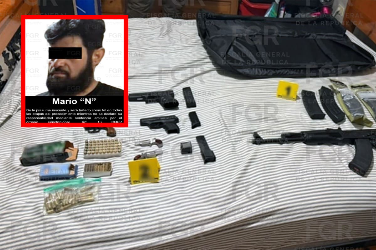 Procesan a hombre detenido con armas, cartuchos y 16 motocicletas en Mexicali