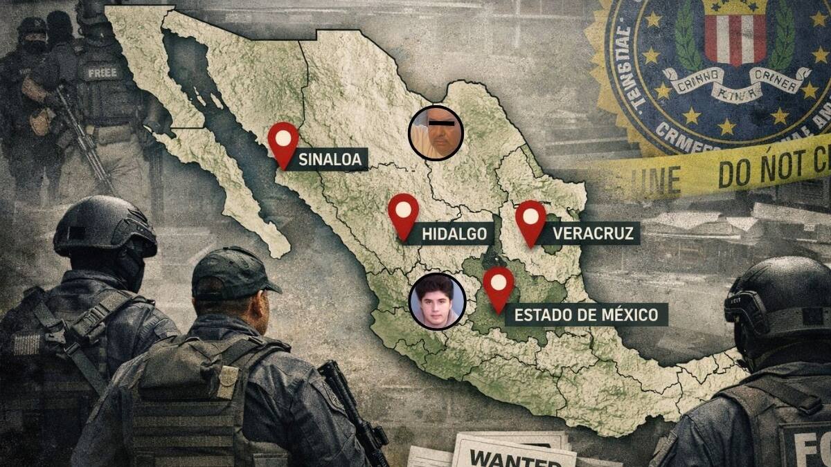 De fugitivos del FBI a operadores de cárteles: estos son los criminales más buscados por Estados Unidos detenidos en México en el último año