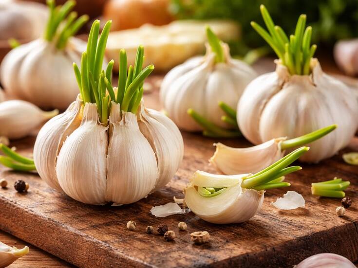 Comer ajos con brotes verdes es totalmente seguro para la salud según expertos culinarios pero sí provoca que tengan un sabor más amargo y picante en tus platillos ¿Cómo evitar que salgan?