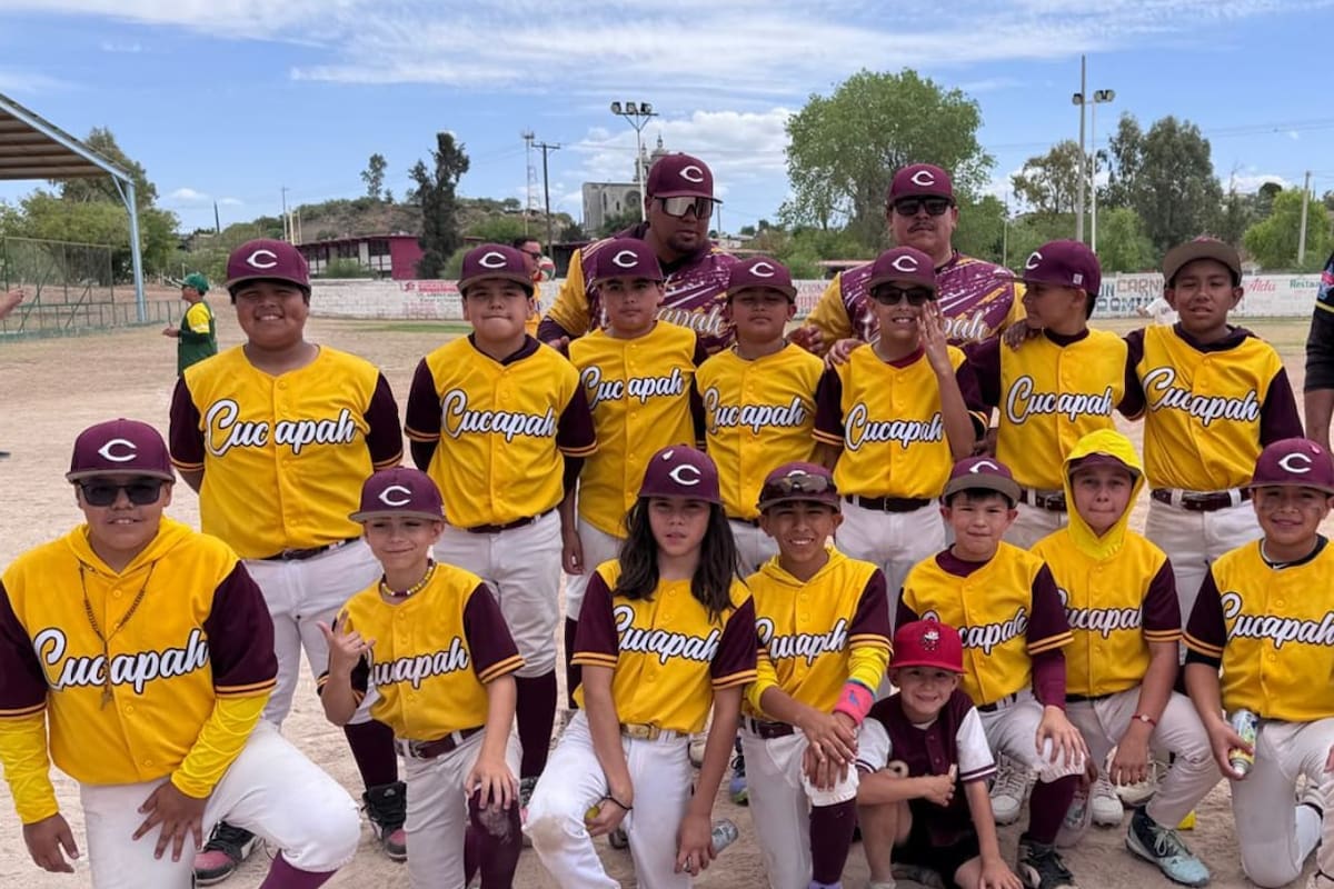 Logra Liga Cucapah título en Estatal de Beisbol Infantil U-11