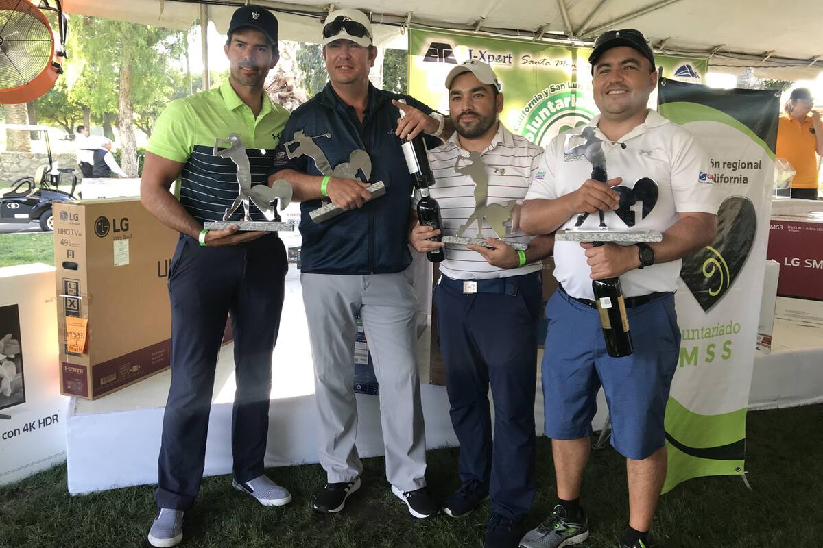 Ellos son los ganadores del torneo de golf de Voluntariado del IMSS