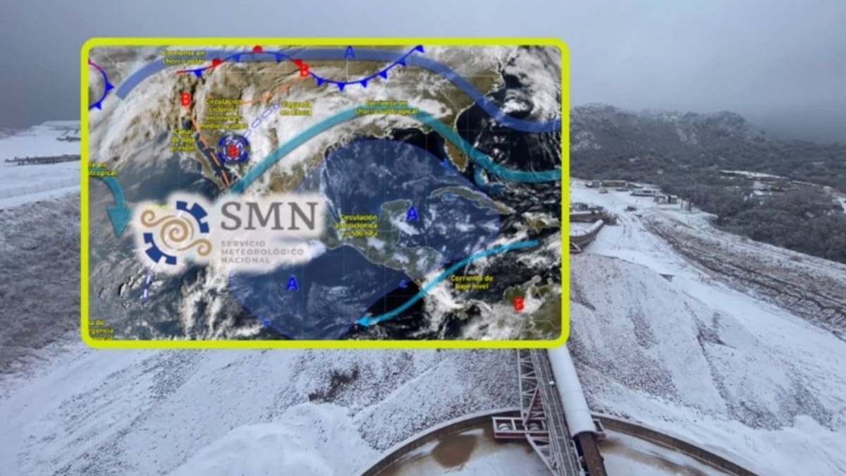SMN advierte por frente frío 34 y vaguada polar que ‘congelarán’ estas ciudades mañana jueves y viernes con lluvias, rachas de hasta 80 km/h, heladas y posibles nevadas al Norte