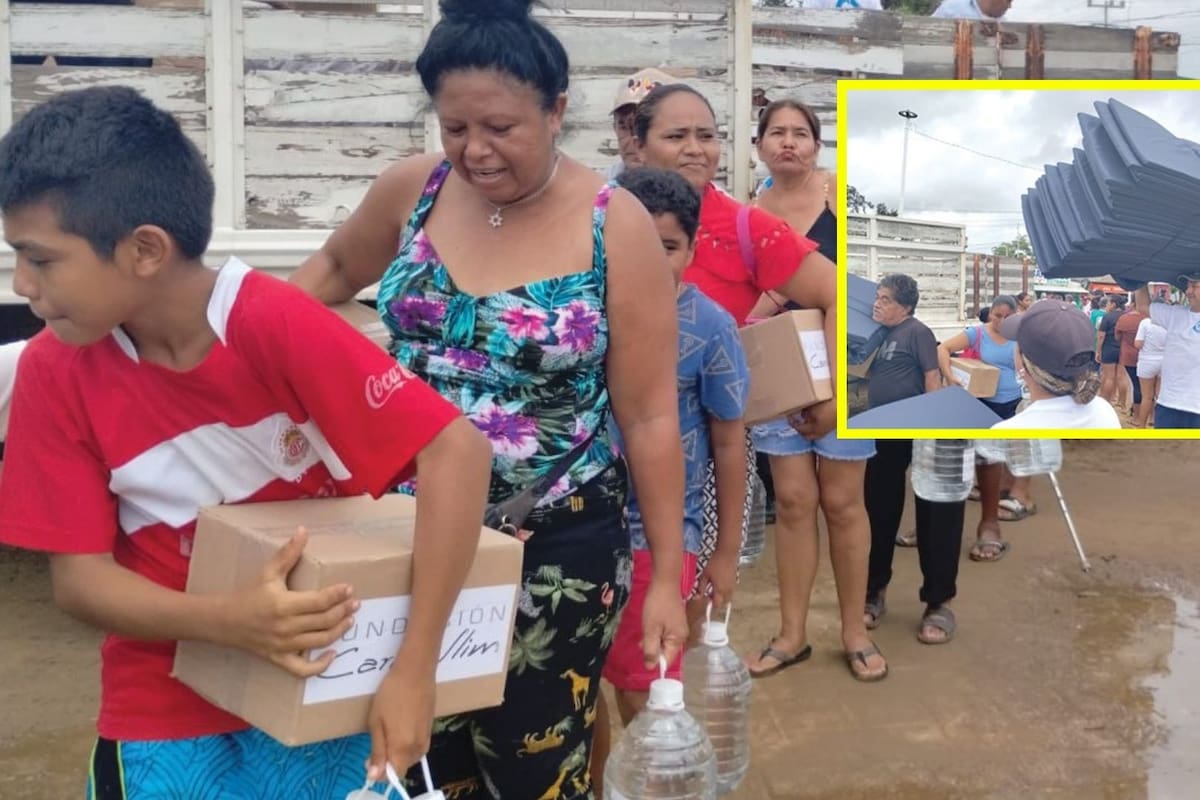 Fundación Carlos Slim entrega 13 toneladas de ayuda humanitaria en Acapulco, Guerrero