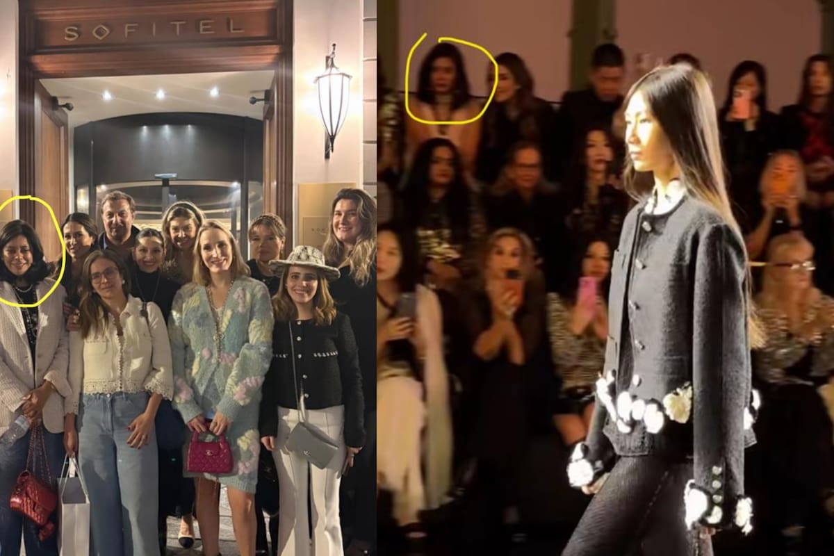 Reportan que la hija de Ricardo Monreal asistió al exclusivo desfile de Chanel durante la Semana de la Moda en París como invitada VIP de la firma