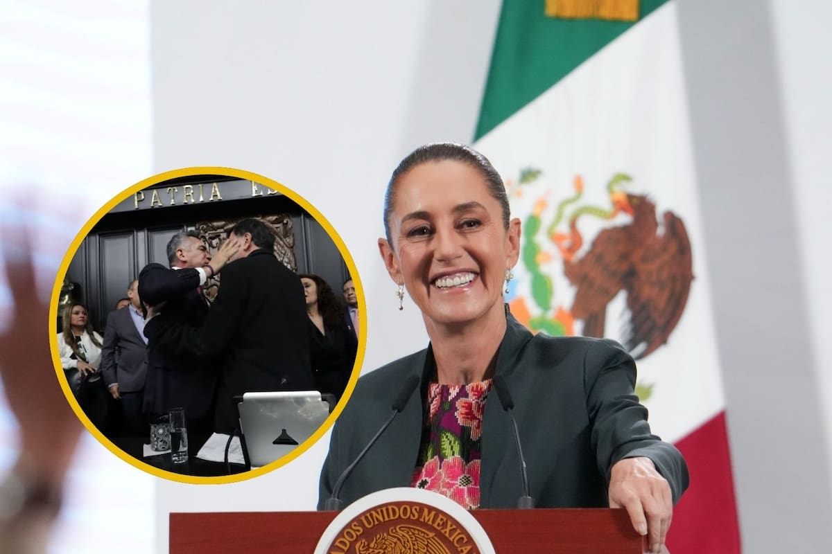 Sheinbaum califica agresión de “Alito” Moreno a Fernández Noroña como un “autoritarismo enorme”