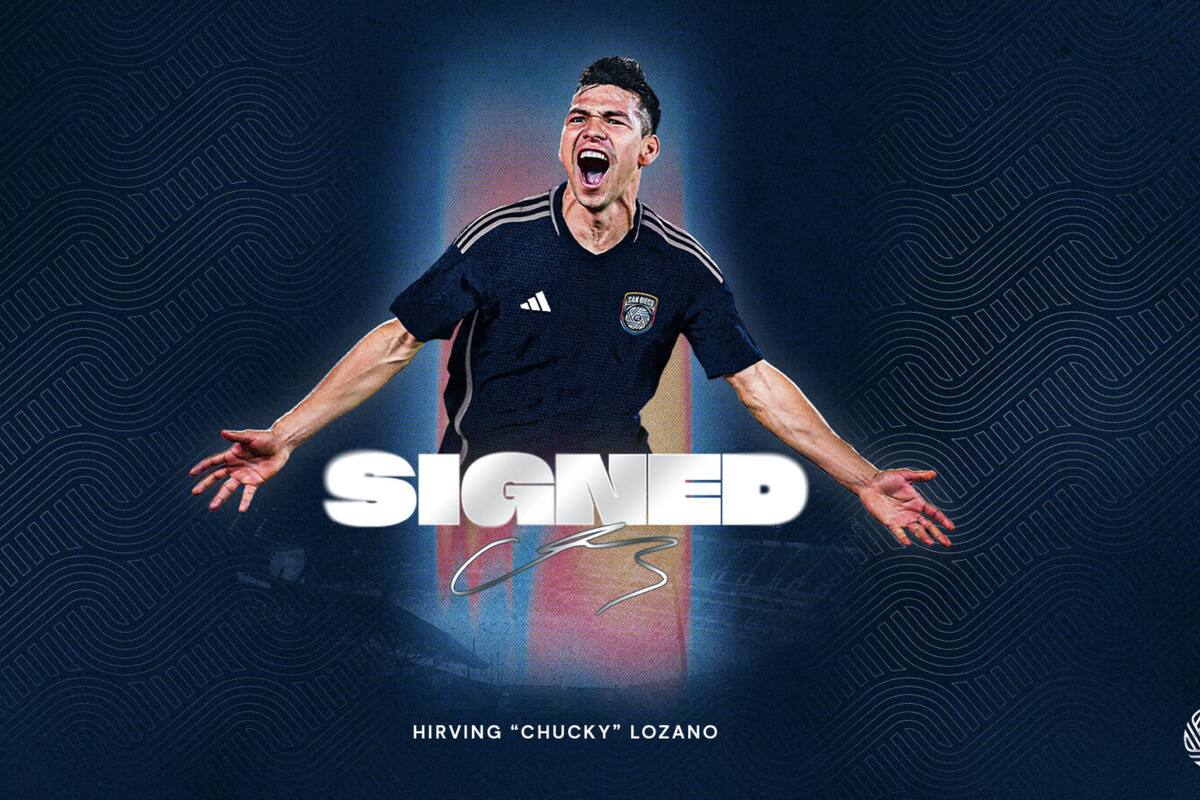 San Diego FC anuncia a “Chucky” Lozano como su nuevo jugador