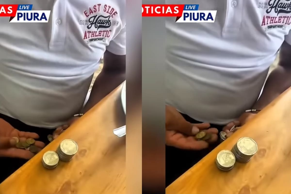 “Qué vergüenza, ¿para eso me invitas a comer?” Mujer es criticada tras exhibir cómo su pareja contaba monedas para poder pagar la comida que le invitó