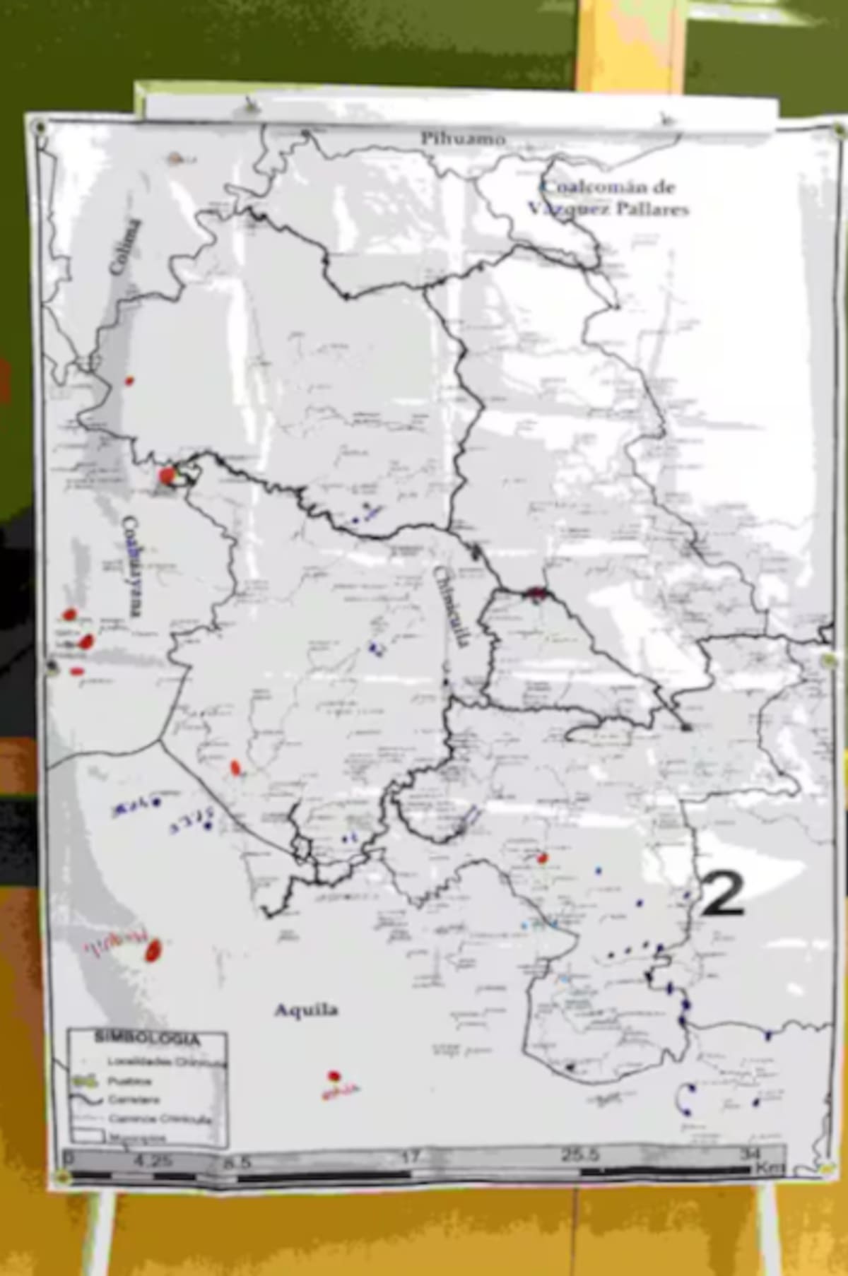 Un mapa hallado en Jalisco revelaría la estrategia del CJNG para expandirse en la Sierra-Costa de Michoacán y disputar territorio a Cárteles Unidos
Fuente: El Universal.