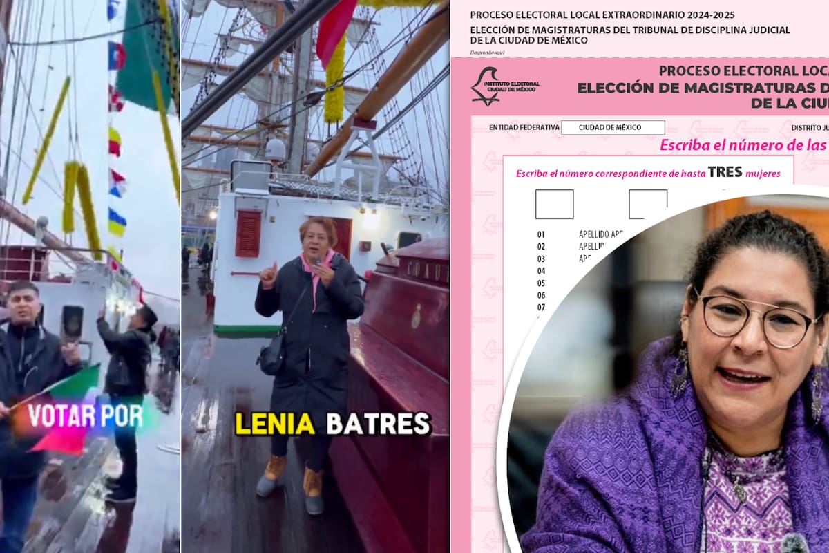 VIDEO: Morenistas promovieron a Lenia Batres a bordo del Buque Cuauhtémoc horas antes del choque en Nueva York