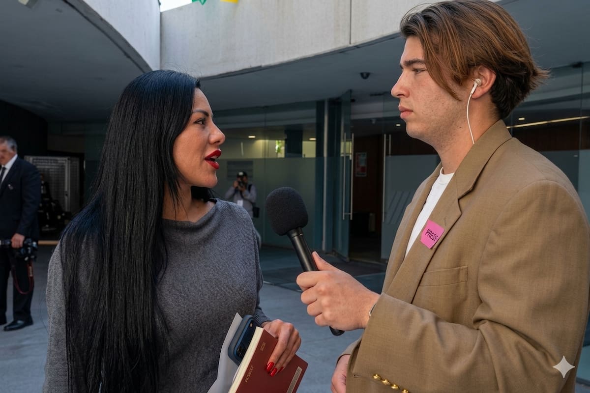 La senadora del PT Ana Karen Hernández “huye” tras ser cuestionada sobre el salario mínimo en México y se vuelve tendencia