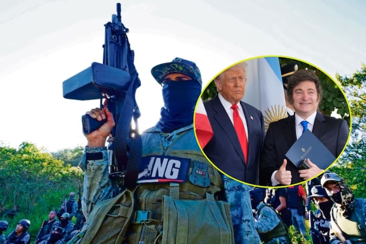 Argentina declara al CJNG como organización terrorista bajo orden de Milei al replicar la estrategia de Donald Trump en EEUU para aplicar bloqueos financieros y frenar su capacidad de operación