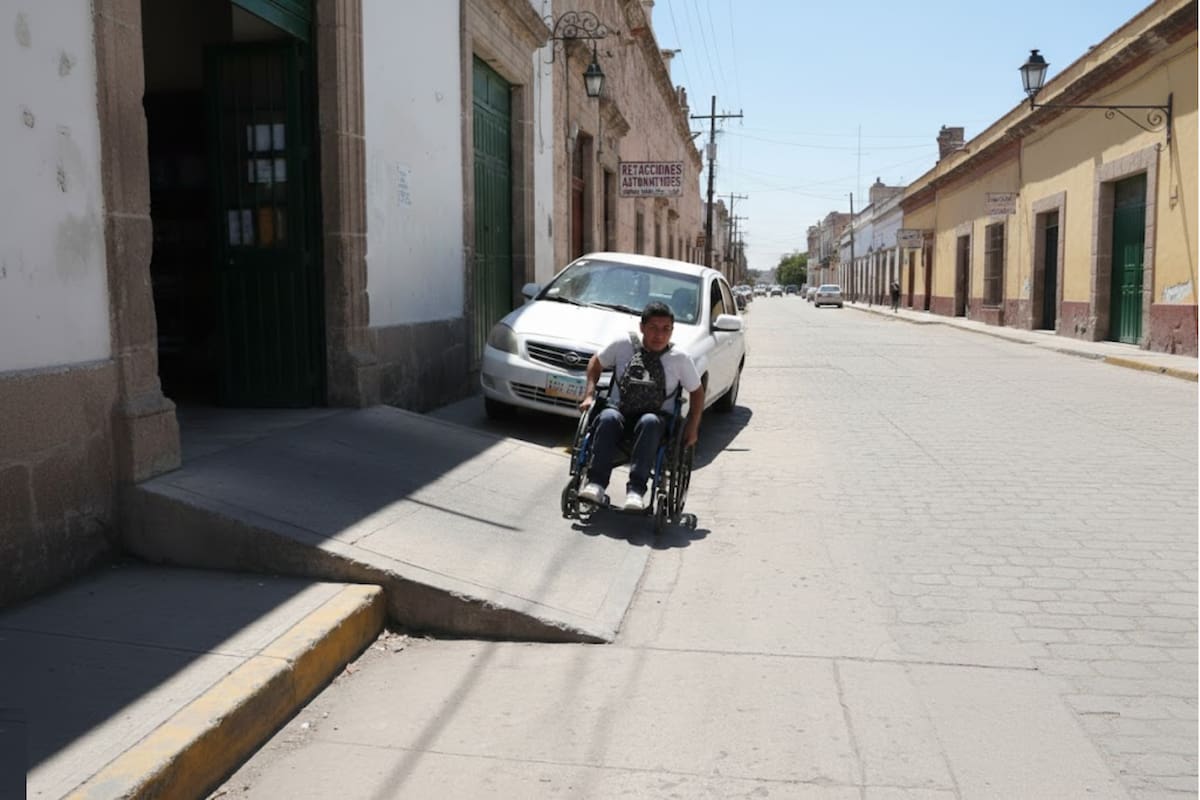 Personas con discapacidad en Durango rechazan impuesto a banquetas y piden que no se les “cargue” la factura