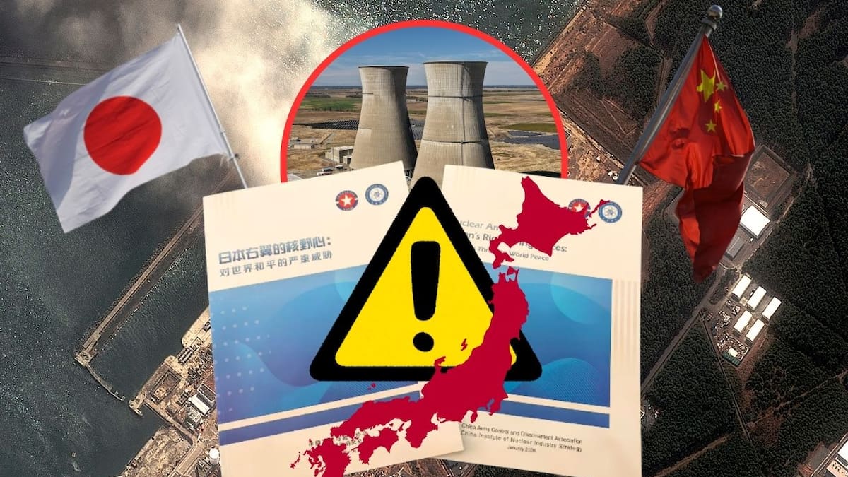 Tras anunciar restricciones a exportaciones de productos de doble uso, China lanza advertencia a Japón por presuntas señales de un cambio en su histórica postura de no poseer armas nucleares