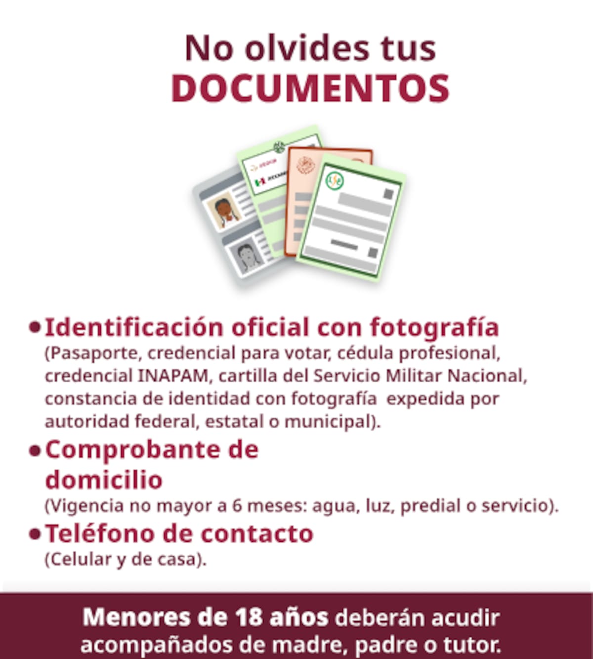 Documentos. Foto: Gobierno de México