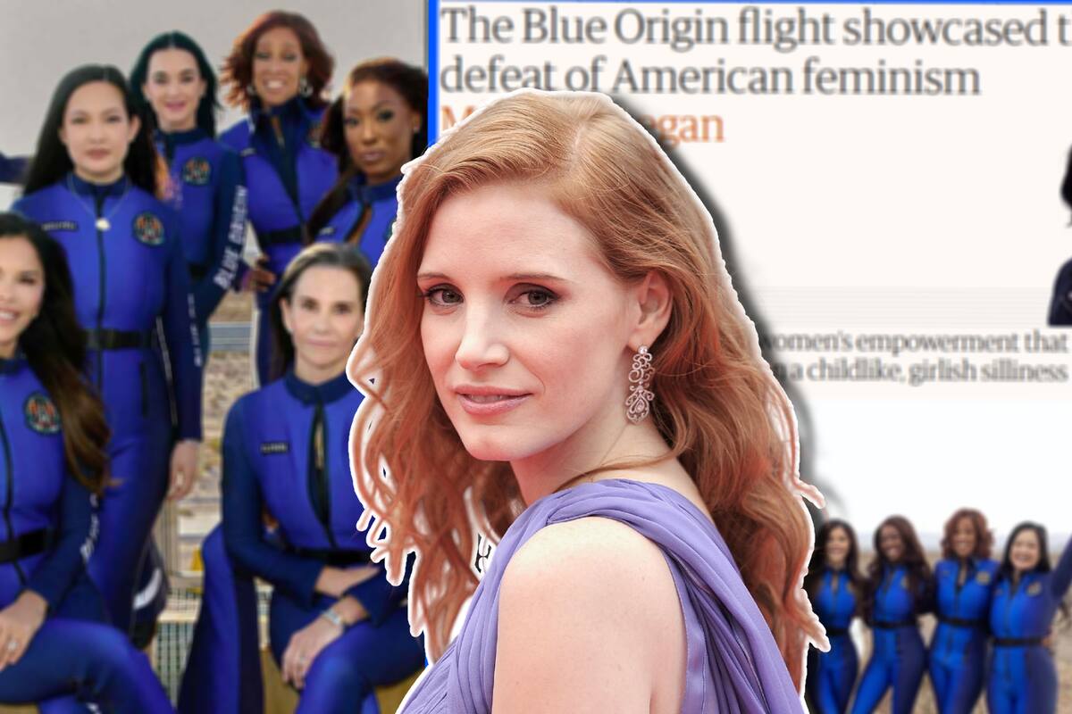 Jessica Chastain lanza dura crítica sobre el vuelo de Blue Origin en el que voló Katy Perry; “demostró la derrota absoluta del feminismo”