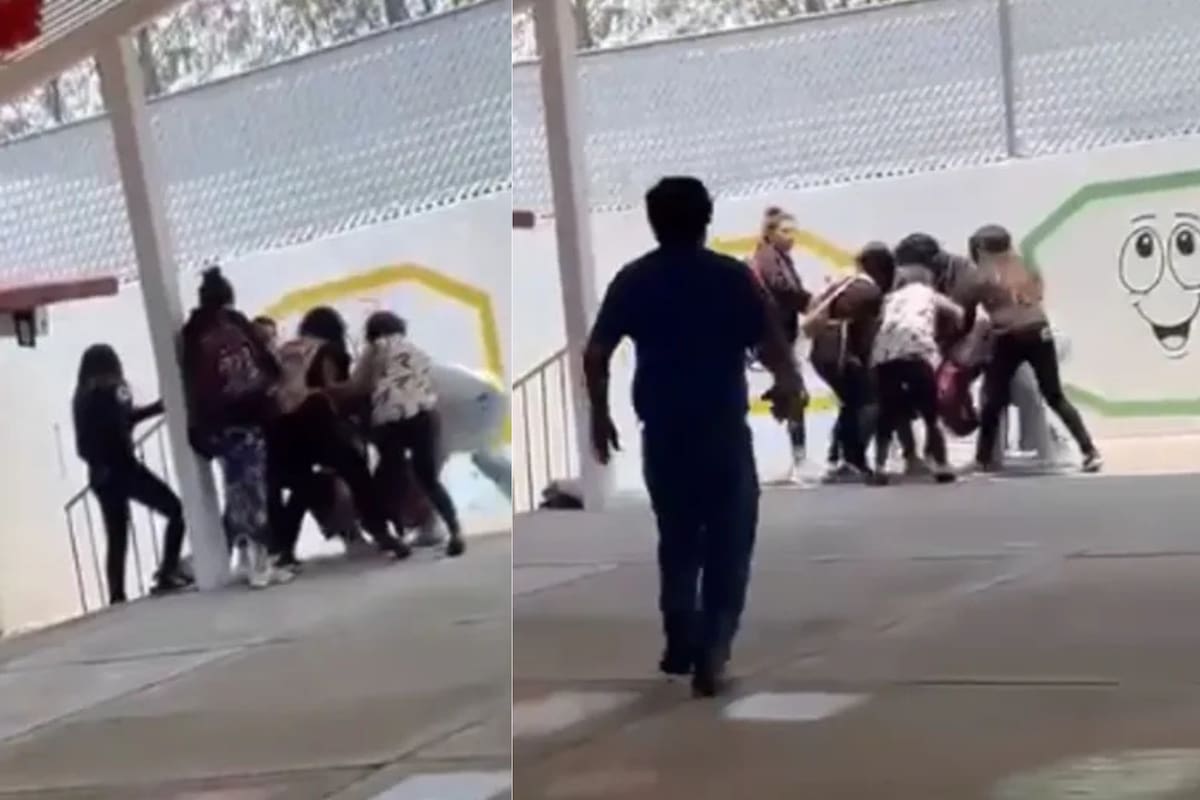 VIDEO: Se viraliza pelea entre dos mujeres dentro de kínder en Pachuca