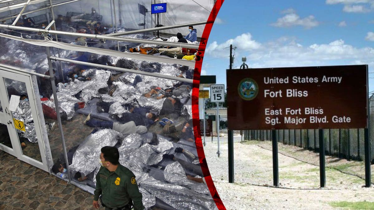 Denuncian tortura, deportaciones clandestinas y condiciones inhumanas en centro de detención migratoria de la base militar Fort Bliss, en Texas