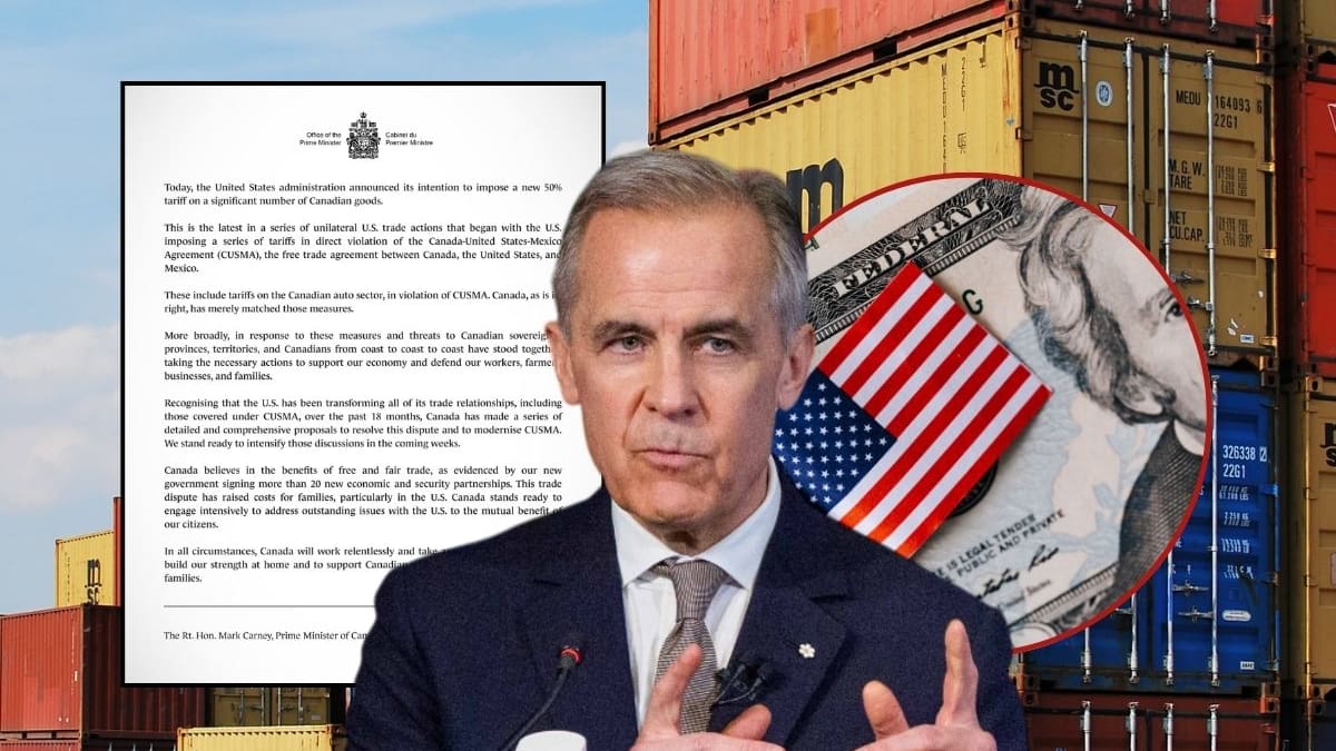 El primer ministro de Canadá acusa a Trump de violar el T-MEC con aranceles del 50% y advierte que su país tomará todas las medidas necesarias para defender su soberanía