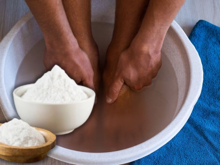 Cómo combatir el mal olor de pies con bicarbonato de sodio