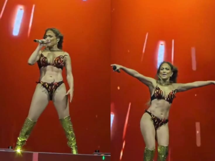 Jennifer López enfrenta críticas por usar un diminuto vestuario a sus 56 años “Ya no es 1999”