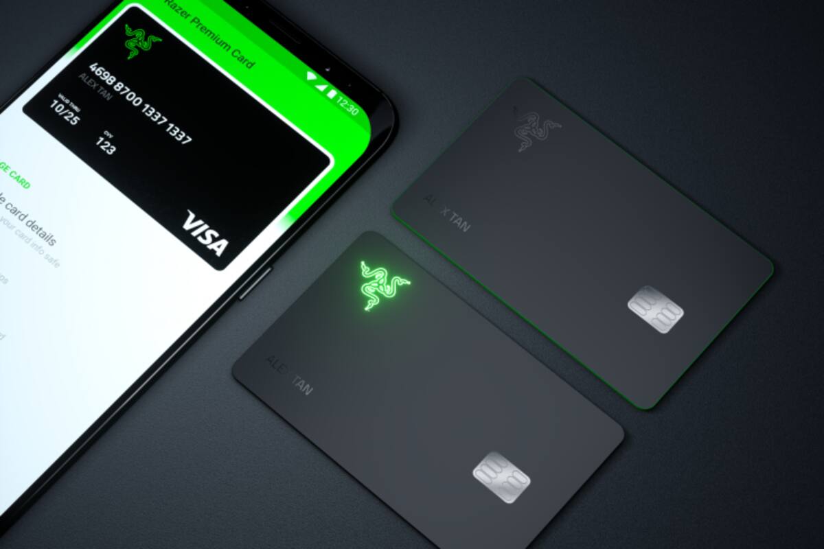 Razer lanza tarjeta de crédito que ilumina su logo al hacer pagos