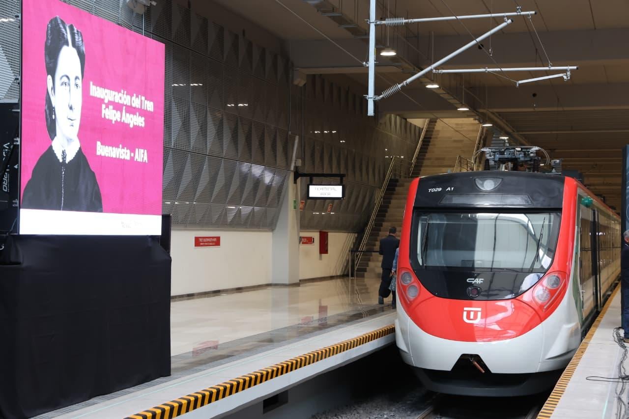 El Tren Felipe Ángeles es la nueva conexión ferroviaria entre Buenavista y el AIFA. | Foto: Especial.
