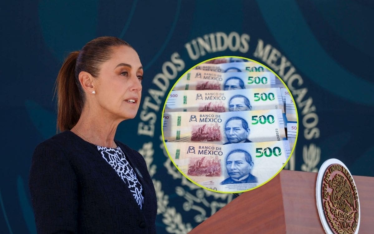 La presidenta Claudia Sheinbaum informó que, al dejar el cargo, su pensión se calcularía conforme a su antigüedad en el ISSSTE y podría rondar los 30 mil pesos mensuales. | Crédito: Presidencia/Canva