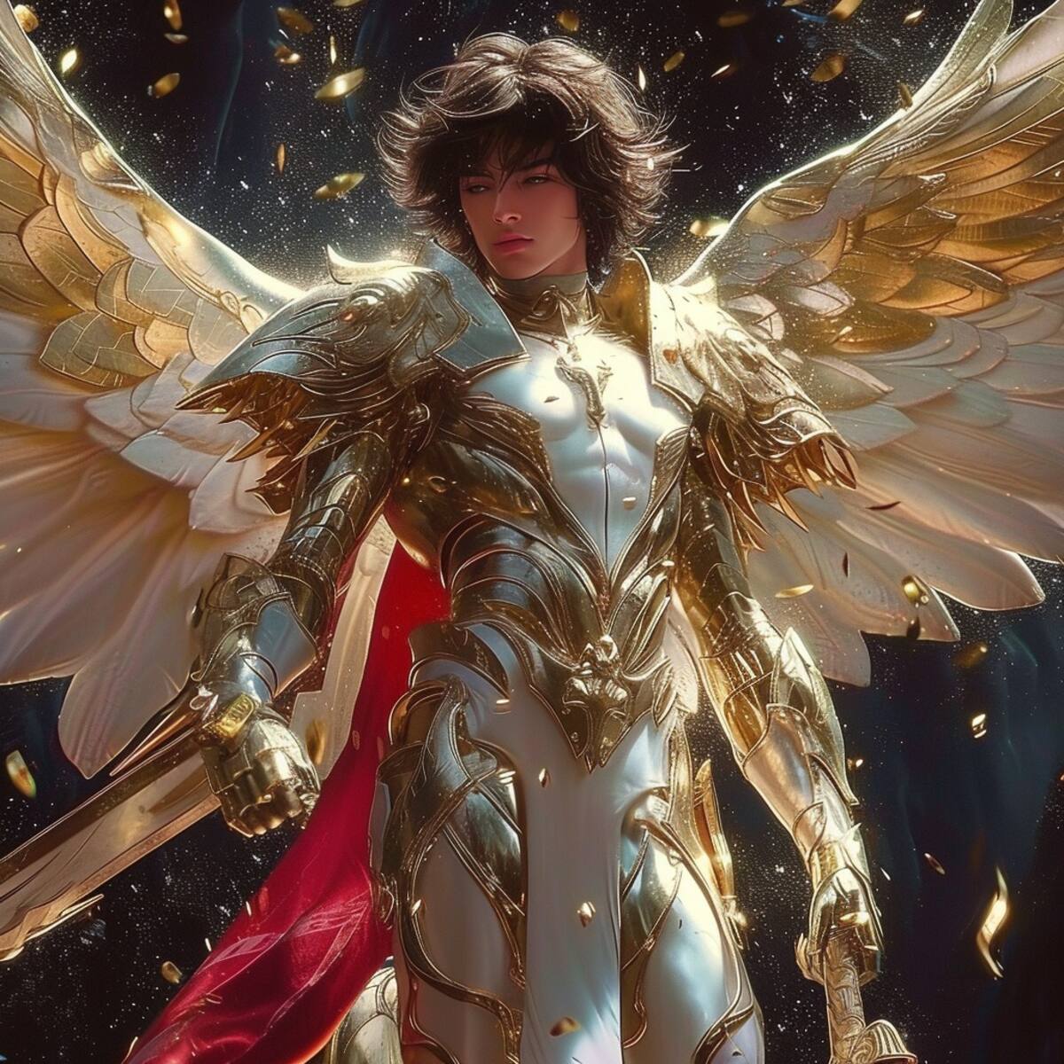 Desde sus humildes inicios como huérfano hasta convertirse en Caballero de Plata, la evolución de Seiya se refleja en esta representación.