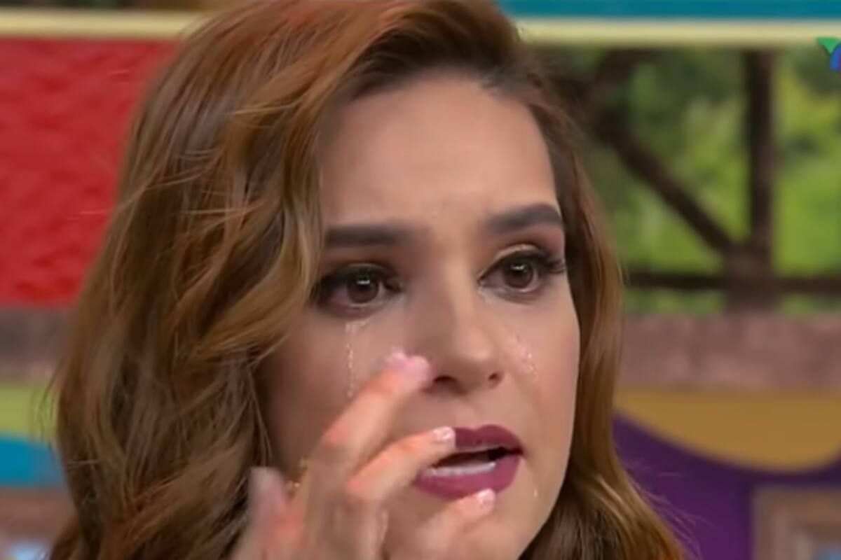 Tania Rincón llora al despedirse de Venga la Alegría