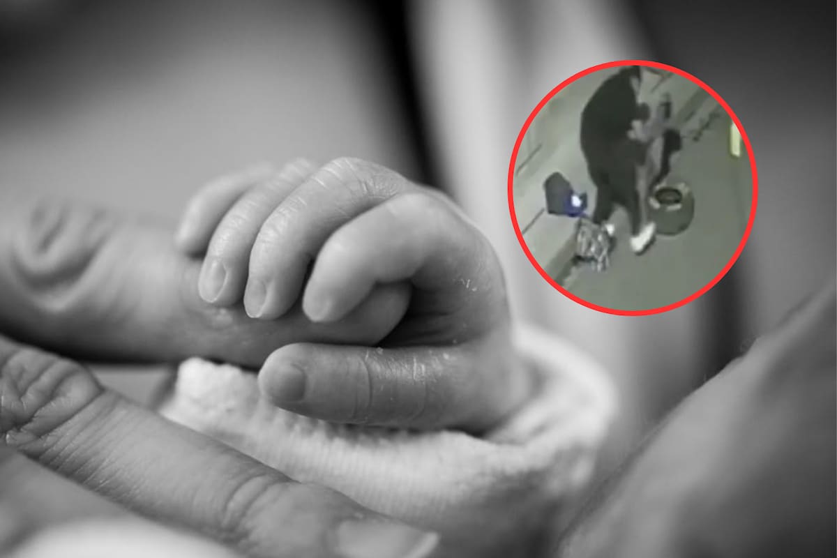 Abandonan a recién nacida en una llanta en Bolivia: cámara identifica al padre