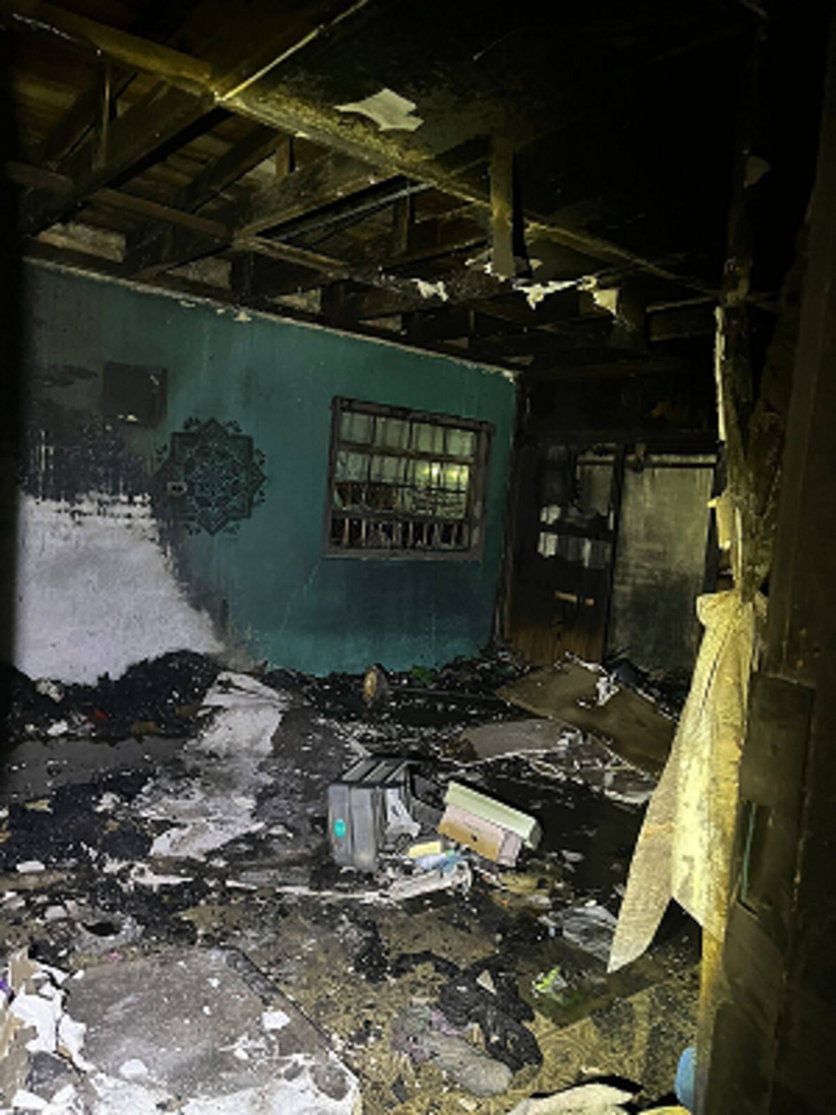 Incendio en colonia Conjunto Urbano Esperanza