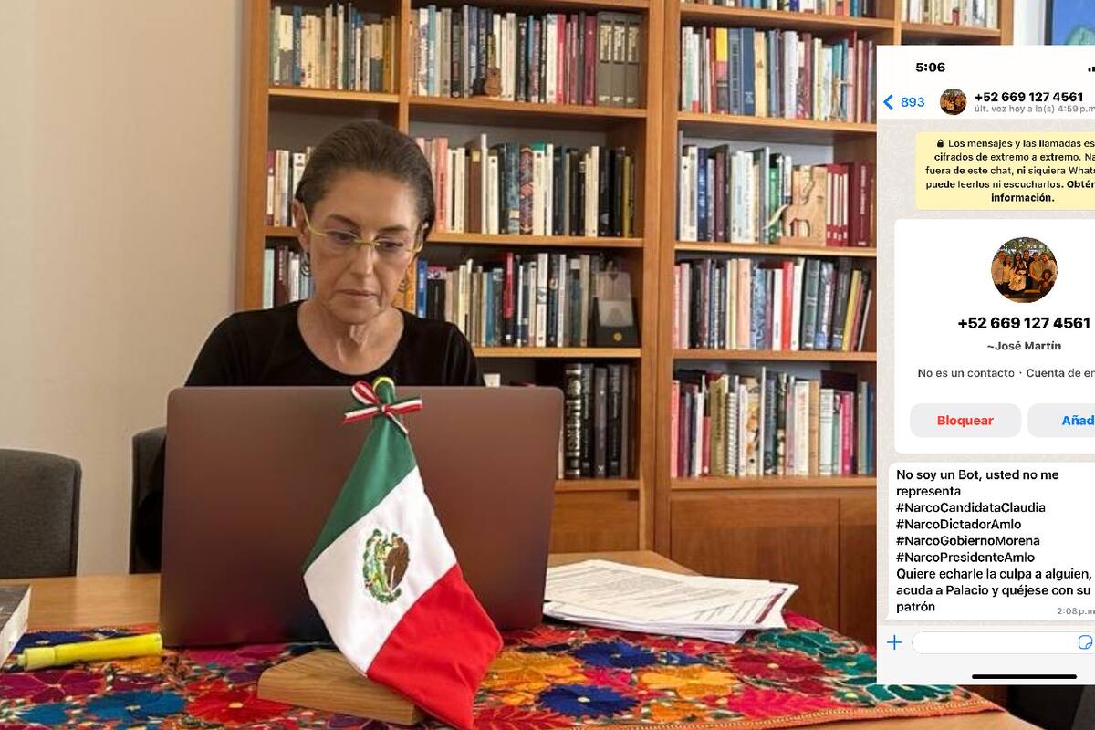 Claudia Sheinbaum denuncia filtración de su número celular y recibe mensajes de odio