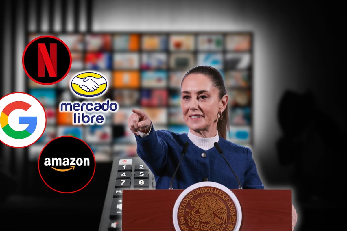 ¿Netflix, Amazon, Google y Mercado Libre podrían dejar de estar disponibles en México? Esta es la supuesta propuesta del gobierno de Claudia Sheinbaum para eliminar la brecha digital