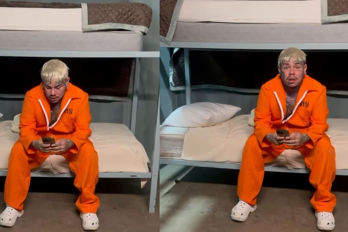 Tekashi 6ix9ine reaparece desde una celda luego de versiones que lo daban por muerto