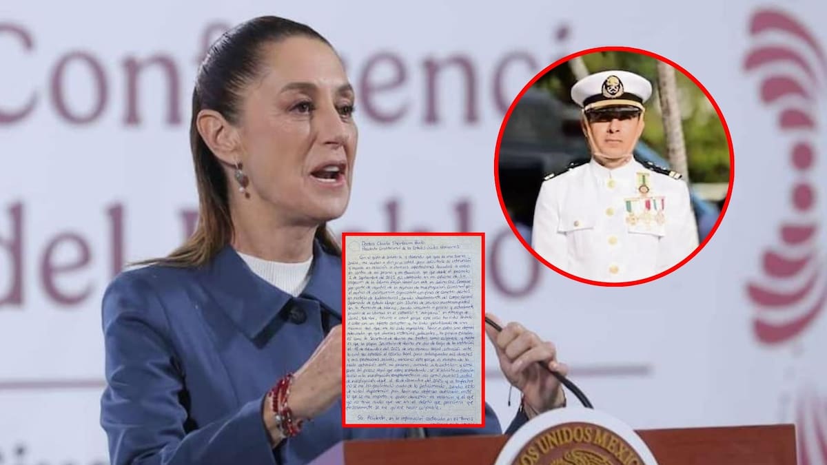 Vicealmirante Manuel Roberto Farías pide a Claudia Sheinbaum revisar su caso: denuncia delitos fabricados, proceso penal viciado y baja irregular de la Marina por presunto huachicol fiscal