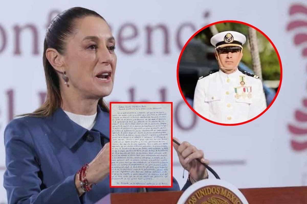 Vicealmirante Manuel Roberto Farías pide a Claudia Sheinbaum revisar su caso: denuncia delitos fabricados, proceso penal viciado y baja irregular de la Marina por presunto huachicol fiscal