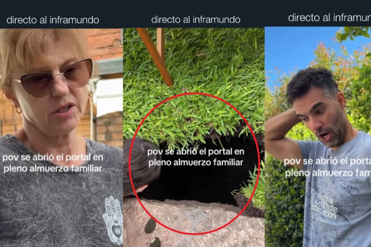 Sorprendente: Reunión familiar termina en caos cuando se abre un agujero en el piso